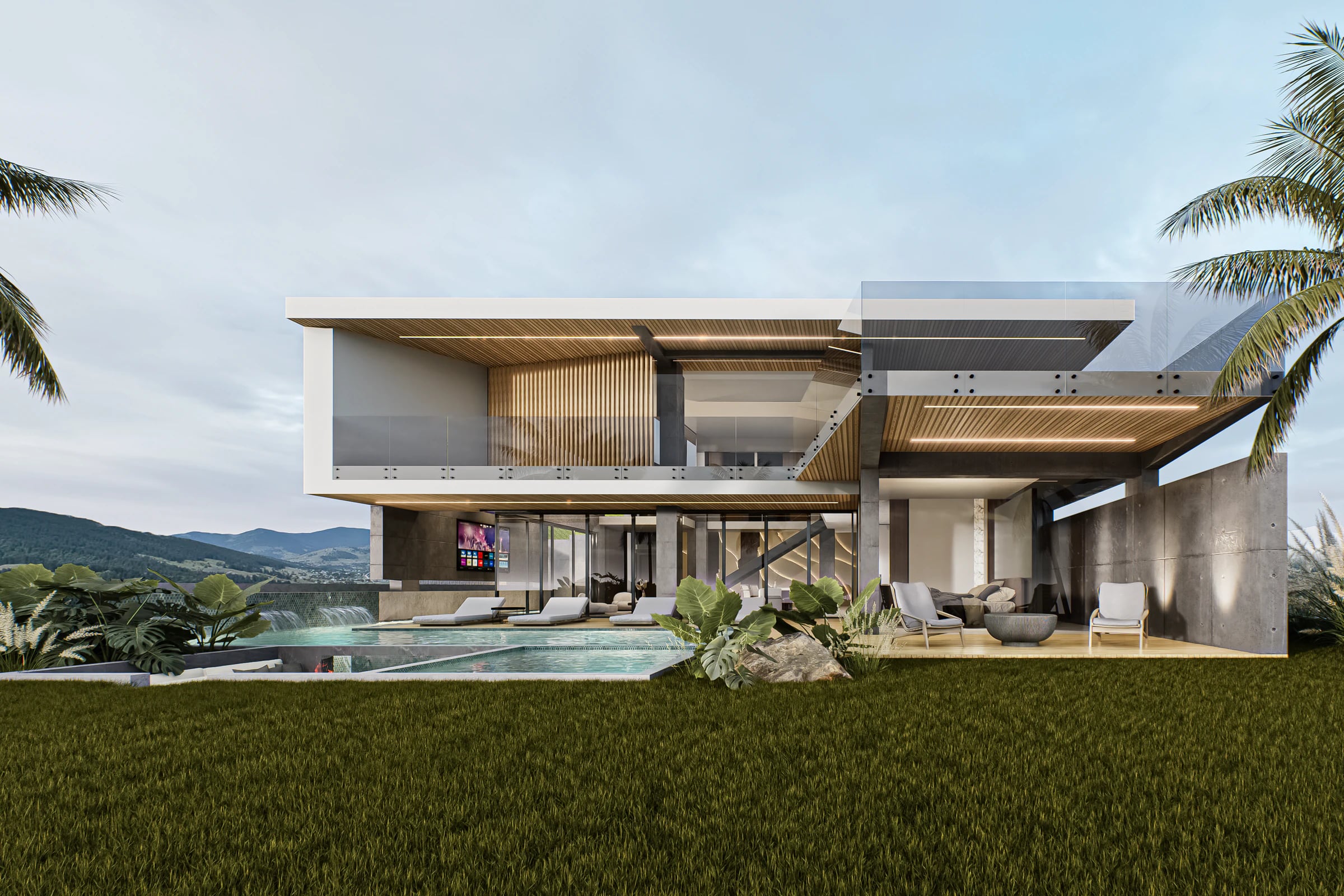 Casa Frente al Agua, obra de Collectif+3 en Cumbayá, Quito, Ecuador, imagen 1